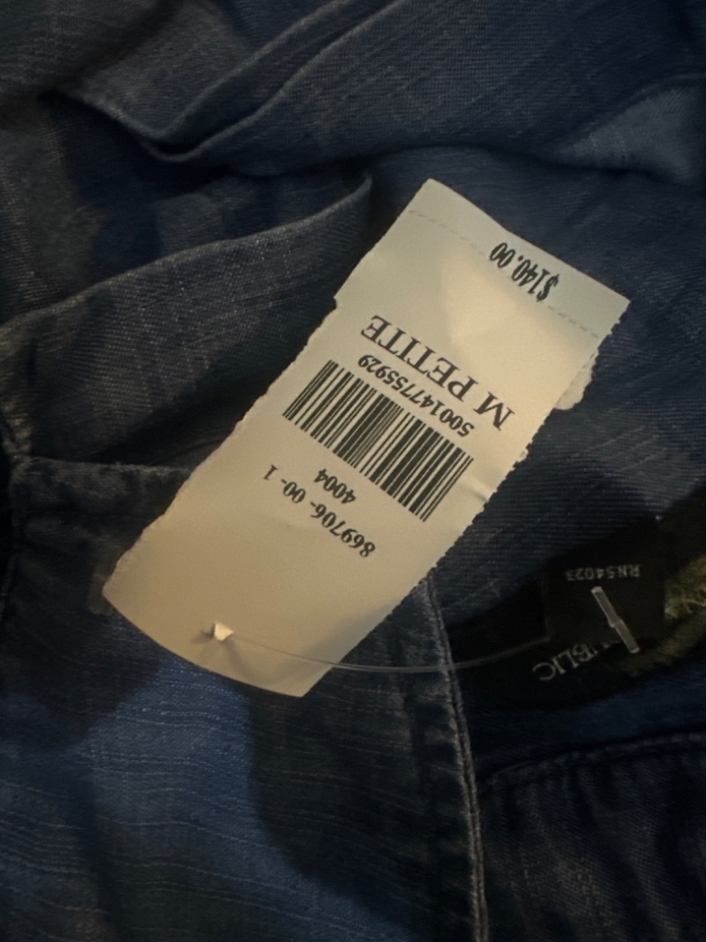 NWT! Banana Republic Chambray Utility Midi Shirtdress - Multiple🍉 - Picture 7 of 7